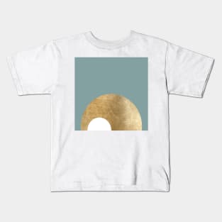 Teal geometric Kids T-Shirt